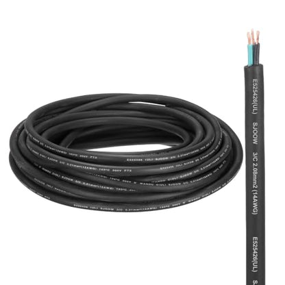 MECCANIXITY 12/3 SJOOW Electrical Wire Cable 10ft 12 AWG 3 Conductor UL - size: 12AWG*10ft, style: 3 Conductor