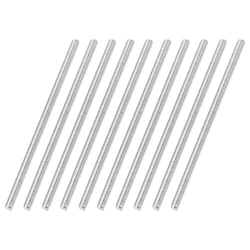 uxcell 10Pcs Fully Threaded Rod M2 x 0.4mm Pitch 45mm/1.8 Inch Threaded - size: M2x0.4mmx45mm
