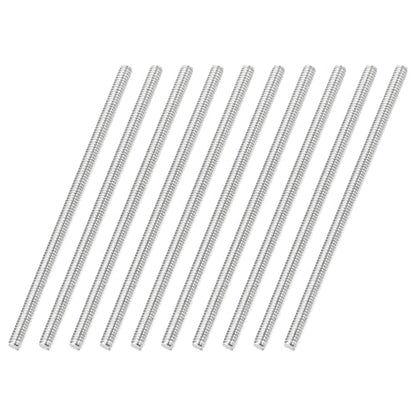 uxcell 10Pcs Fully Threaded Rod M2 x 0.4mm Pitch 45mm/1.8 Inch Threaded - size: M2x0.4mmx45mm