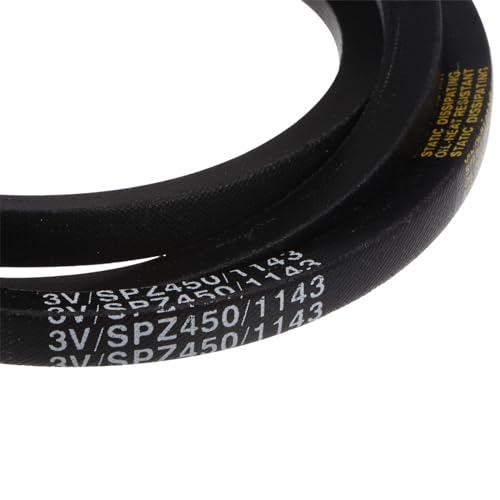 uxcell 3V450 Rubber V Belt 45" Length x 0.38" Width x 0.31" Thick, Industrial Power Transmission Belt - size: 45" Length