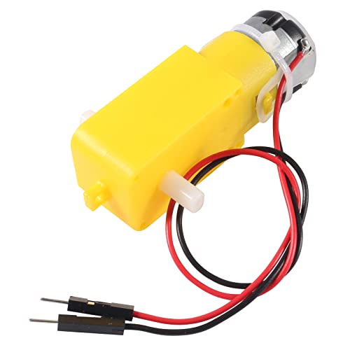 8pcs TT Motor Dual DC 3-6V Gearbox Motor 200RPM Ratio 1:48 Shaft Motor with 2.54mm Wire for Arduino DIY Smart Car Robot
