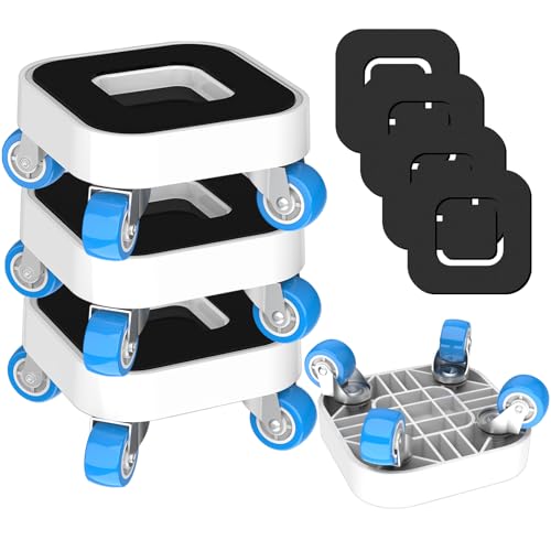 New Upgrade Furniture Movers with Wheels: with 360° 1.25in Wheels & Groove - size: 1.25in wheels without pry bar