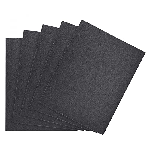 uxcell 120 Grits Sanding Sheets 9-inch x 11-inch Wet Dry Silicon Carbide Sandpaper for Wood Furniture Metal Polishing 5pcs - style: 120 Grit