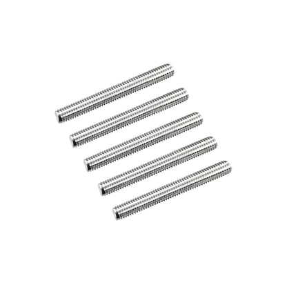 MECCANIXITY Fully Threaded Rod M5 x 40mm 0.8mm Thread Pitch 304 Stainless Steel Right Hand Threaded Rods Bar Studs 5 Pack - size: M5 x 40mm
