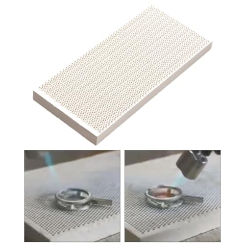 Honeycomb Welding Brick Honeycomb Soldering Board Easy Carrying with Holes Stable Heat Resistant for Jewelry Processing Tool, Rectangular S - color: Rectangular S