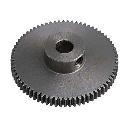 72 Teeth Steel Pinion Gear 6mm Shaft Hole 0.5 Module Spur Gear Small Size for DIY