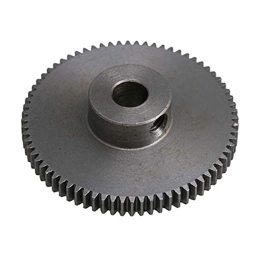 72 Teeth Steel Pinion Gear 6mm Shaft Hole 0.5 Module Spur Gear Small Size for DIY
