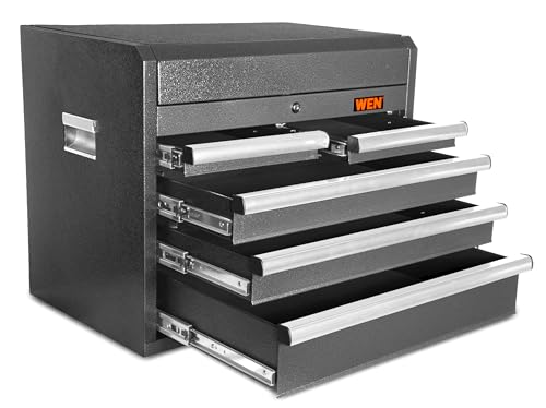 WEN 26-Inch Premium Tool Chest with Heavy Duty 21-Gauge Powder-Coated Steel Construction (GG261T) - size: 26-Inch Top