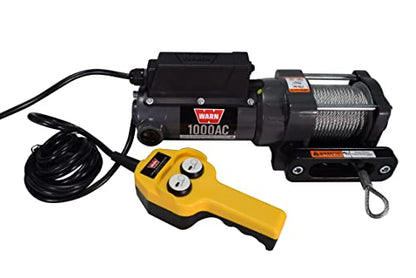 WARN AC Series Electric Winch 120V AC with 1000 lb Pulling Capacity (80010)