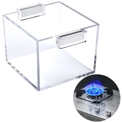 Strong Magnet Magnetic Push Button Switch Protective Cover Dustproof Waterproof Transparent for Computer Cocket Emergency Stop Button Square 64 * 64 * 42mm ﻿ - color: Square Hole: 64*64*42mm