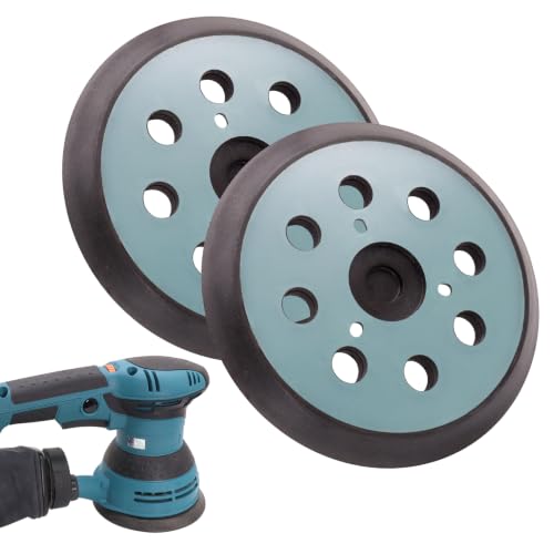 2 Pack 5 Inch Sander Pad, 3 Screw Holes Compatible with Makita & DeWalt - color: 2 Pack