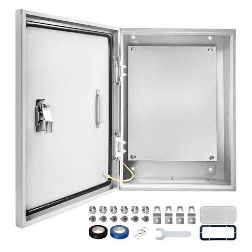 Outdoor Electrical Box 24x16x10 NEMA 4X Waterproof Junction Box - size: 24 x 16 x 10''