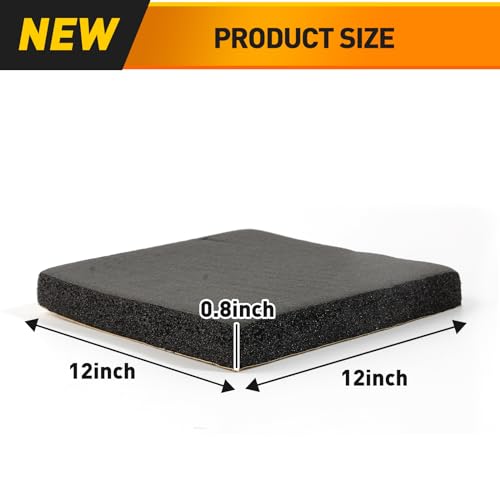MODIGT 12"×12"×3/4" Thick Self Adhesive Foam Padding Sheet (4PCS) - size: 12*12*3/4inch(4PCS)