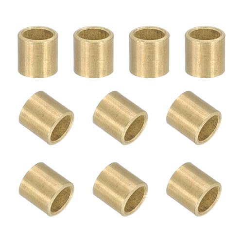 uxcell 20Pcs Sleeve Bearings,6mmBorex8mmODx8mm L,Sintered Bronze Bushings - size: 6mm Bore x 8mm OD x 8mm Length
