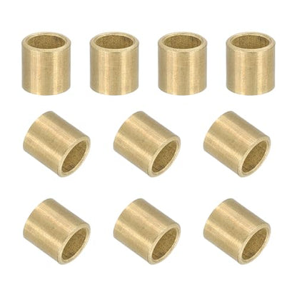 uxcell 20Pcs Sleeve Bearings,6mmBorex8mmODx8mm L,Sintered Bronze Bushings - size: 6mm Bore x 8mm OD x 8mm Length