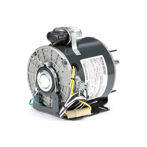 Marathon X301 48Y Frame Totally Enclosed 48A17T72 Unit Heater Motor 1/6 hp, 1625 RPM, 115 VAC, 1 Phase, 1 Speed, Ball Bearing, Permanent Split Capacitor, Resilient Ring Mount