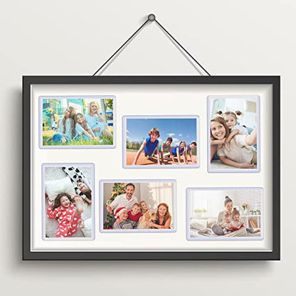 Outus 4x6 Acrylic Photo Holder Clear Rigid Sleeve Baseball Cards, 15 Pieces