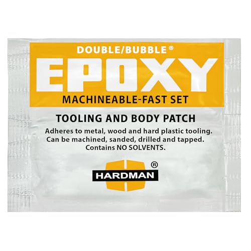 Hardman Double Bubble Yellow Machineable Fast Setting Epoxy Adhesive - 04002 (25 Pack)