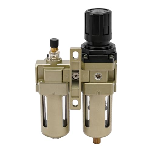 3/8" Air Filter Regulator Lubricator Combo with 0-145PSI Gauge
