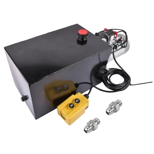 Single Acting Hydraulic Pump 12V DC, 15 Quart, 3200 PSI