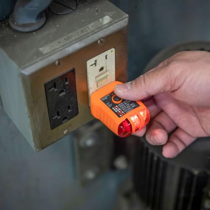 Klein Tools ET40VP GFCI Receptacle Tester and AC/DC Voltage Tester Kit - size: 2-Piece Tester Kit