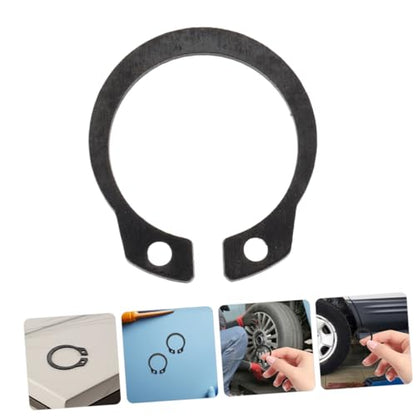 2PCS Metal Snap Retaining Clip Set for 2 Ton Hydraulic Jack External Snap Ring C-Clips for Horizontal Jack Parts Compatible Standard and Lift Equipment