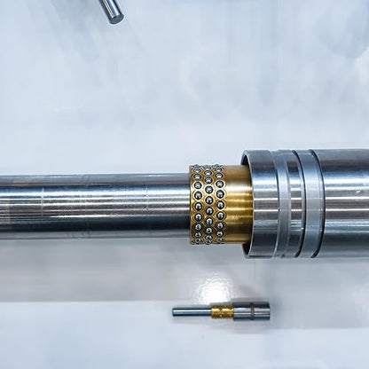 uxcell 2pcs Sleeve Bearings 3/4" Bore 1" OD 2" Length Cast Brass Self-Lubricating Bushing - size: 3/4" x 1" x 2"