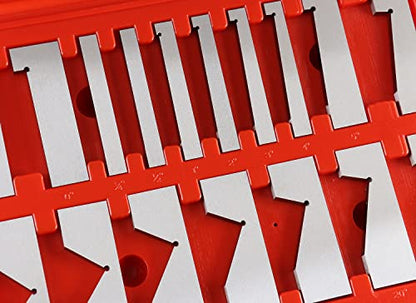 Accusize 17 Pc Precision Angle Block Set, Hardened Steel