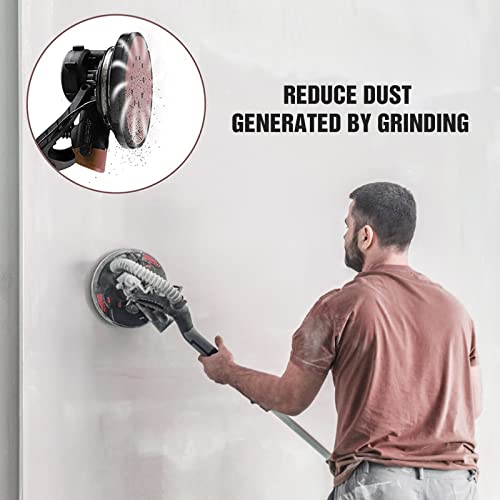9 inch Sanding Discs 180 Grit 8 Holes Hook and Loop Sandpaper for Drywall Sander 60Pack - style: 180 Grit