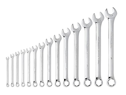 GEARWRENCH 14 Pc. 6 Pt. Combination Wrench Set, SAE - 81924 (Pack of 6) - size: SAE (Pack of 6)