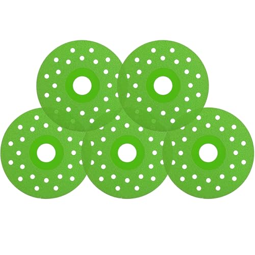 5 Pack 4.5 Inch Rock Slab Grinding Disc Diamond Saw Blade for Angle Grinder - size: 4.5 Inch