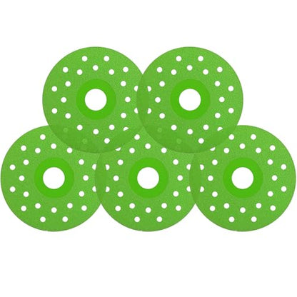 5 Pack 4.5 Inch Rock Slab Grinding Disc Diamond Saw Blade for Angle Grinder - size: 4.5 Inch