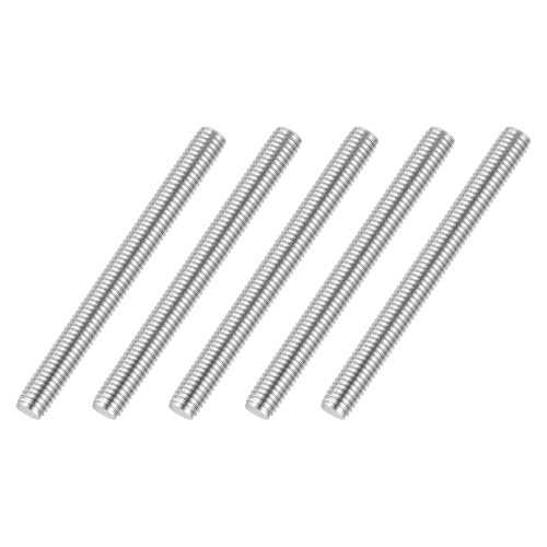 M4-0.7 Fully Threaded Rod 50mm Length Coarse Thread 5Pcs - size: M4‑0.7 50mm