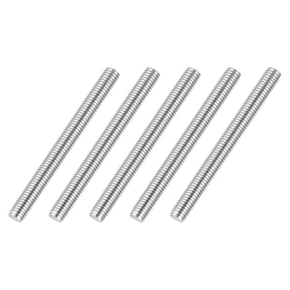 M4-0.7 Fully Threaded Rod 50mm Length Coarse Thread 5Pcs - size: M4‑0.7 50mm