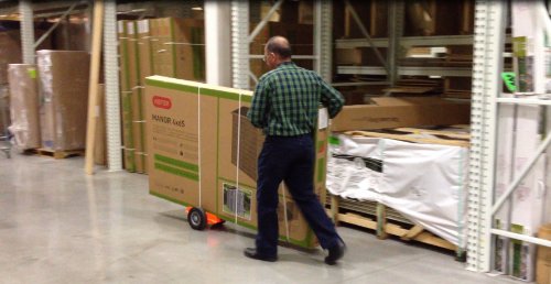 Ingenuity Bros - Panel Carrier - Heavy Duty Drywall Cart - 900 lb Capacity - Material Handler for Plywood, Granite, Windows & Doors
