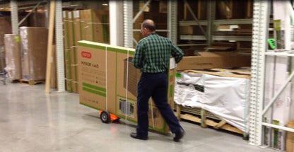 Ingenuity Bros - Panel Carrier - Heavy Duty Drywall Cart - 900 lb Capacity - Material Handler for Plywood, Granite, Windows & Doors