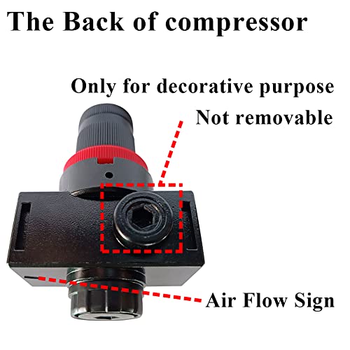 Beduan BR3000 3/8"NPT Air Compressor Regulator Combo,Manual Drain with Bracket,Psi Gauge - size: 3/8"NPT