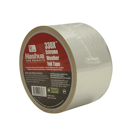 Nashua-652064B Aluminum Extreme Weather Foil Tape, 3.5 mil Thick, 46m Length, 72 mm Width