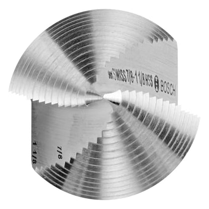 Bosch IMSDC002 2 pc. High-Speed Steel Impact Tough™ Turbo Step Drill Bit Set - style: 2pc Impact