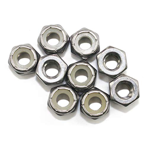Fullerkreg 1/4-20 Nylon Insert Hex Lock Nuts, 50Pcs - size: 1/4-20 (50 Pack)
