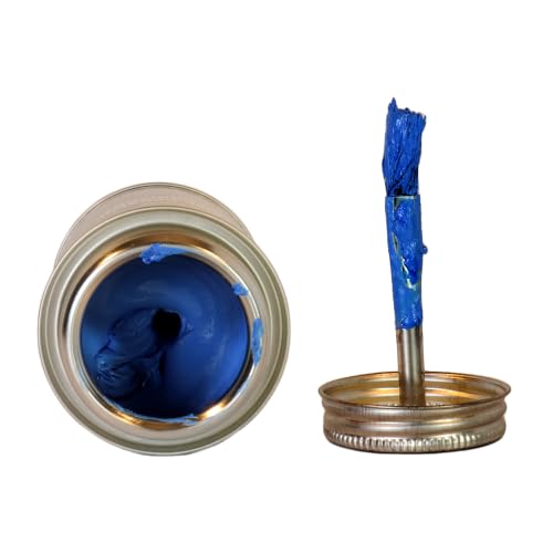 High Temp Ceramic Brake Lubricant - Superior Heat Resistance, Prevents Seizing, Stops Squeaking - Easy Application 4oz Brush Top Can - size: High Temperature Formula