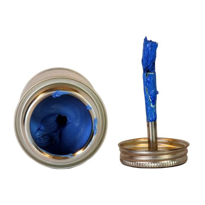 High Temp Ceramic Brake Lubricant - Superior Heat Resistance, Prevents Seizing, Stops Squeaking - Easy Application 4oz Brush Top Can - size: High Temperature Formula