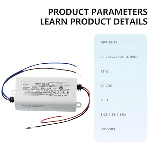 APV-12-24 24V 0.5A 12W Industrial Power Supply