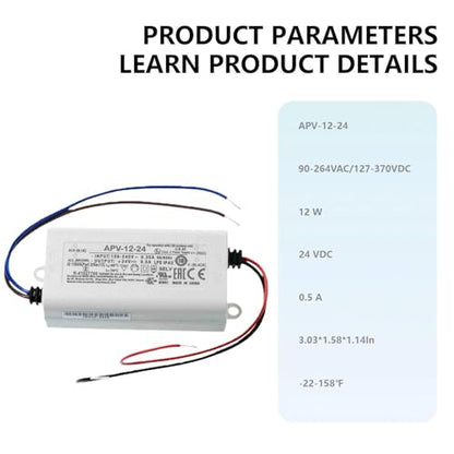 APV-12-24 24V 0.5A 12W Industrial Power Supply