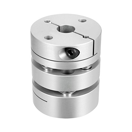 uxcell 10mmx10mm Clamp Tight Motor Shaft 2 Diaphragm Coupling Coupler - size: 10-10mm