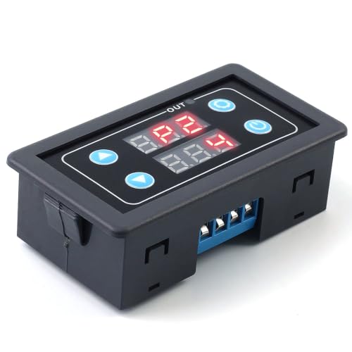ICSTATION Delay Relay Module, AC 85V-265V Time Delay Switch 0-999s/min/h Timer Relay LED Display Digital Timer Cycle Delay Switch Module for Light Water Pump Engine - style: AC 85-265v