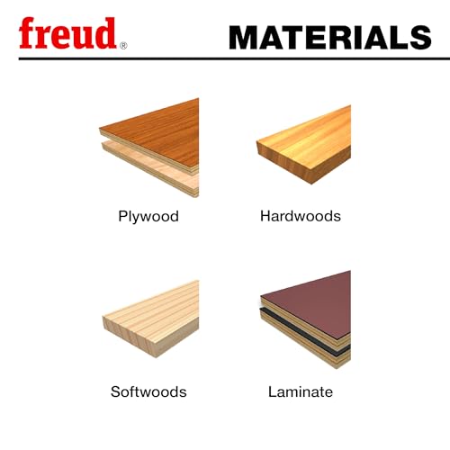 Freud LU83R008: 8" Thin Kerf Combination Blade - style: 8-Inch 40 Tooth ATB Thin Kerf Combination Saw Blade with 5/8-Inch Arbor and PermaShield Coating