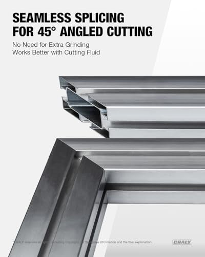 CRALY 6-1/2 Inch 54 Teeth Aluminum and Non-Ferrous Metal Cutting Circular Saw Blade, 5/8 Inch Arbor, Carbide Tipped, Thin Kerf, Black Ice™, for Thin Aluminum, Plastic, Composite(C0654AL) - size: 6-1/2", 5/8" arbor, 54T