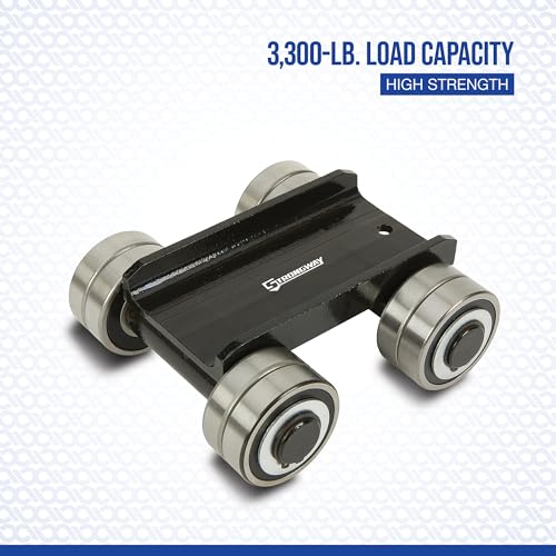 Strongway Machinery Skate, 3,300-Lb. Capacity, 8 Steel Wheels - size: 3300 LB