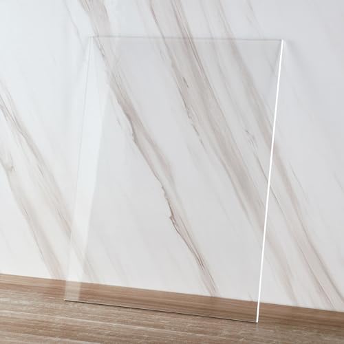 KAITELA Clear Cast Acrylic Sheet 18" x 24" x 1/4" Thick (6mm), Pack of 2 - size: 18" x 24", 1/4" Thick